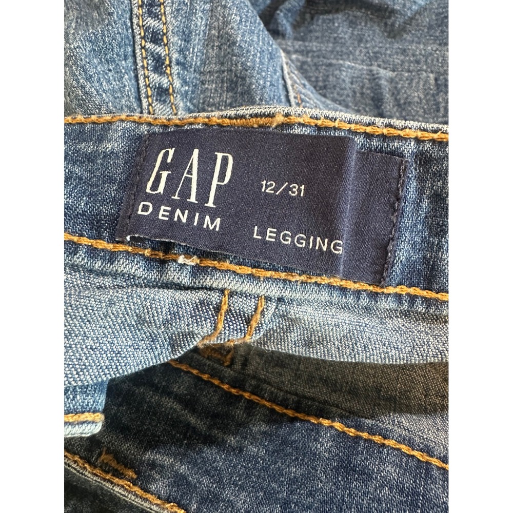 Gap Denim Legging Jeans Women 12/31 Blue Bundle Skinny Knit 3-Pack EUC - Picture 15 of 16
